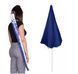 Пляжный зонт 2м, пляжный зонт с защитой от ветра 02330 фото 3