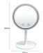 Косметическое настольное зеркало для макияжа с подсветкой и вентилятором LED FAN MIRROR 62013 фото 4