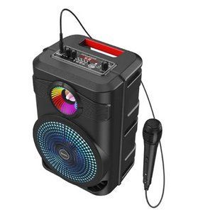 Портативной Bluetooth колонки караоке HOCO BS46 с микрофоном BT5.0, черной 15720 фото