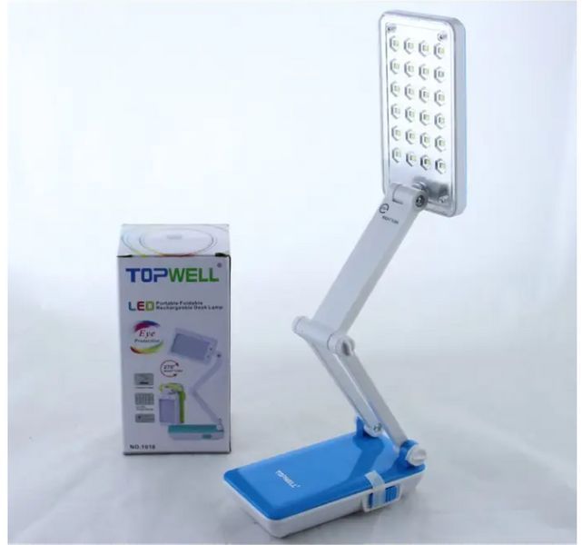 Лампа настільна акумуляторна світлодіодна TopWell 1018 01018 фото
