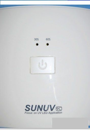 Лампа SUNUV 9c , UV-LED 24Ватів, таймер, датчик руху, сушіння 5 пальців 04373 фото