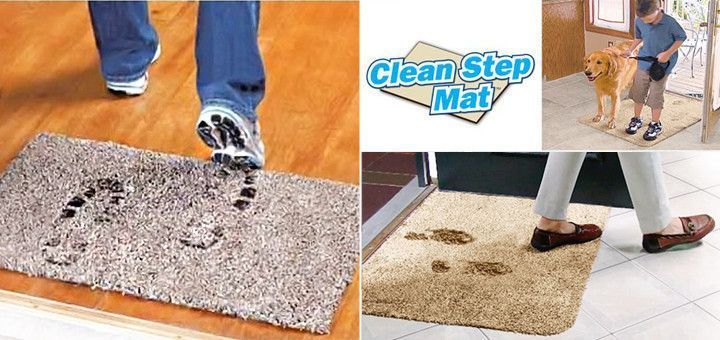 Придверний килимок Clean Step Mat, килимок брудозахисний 05155 фото