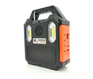 Фонарь повербанк с радио Solar RT-903BT Радио, Bluetooth колонка, встроенный аккумулятор, 3 лампочки 3W 01903 фото