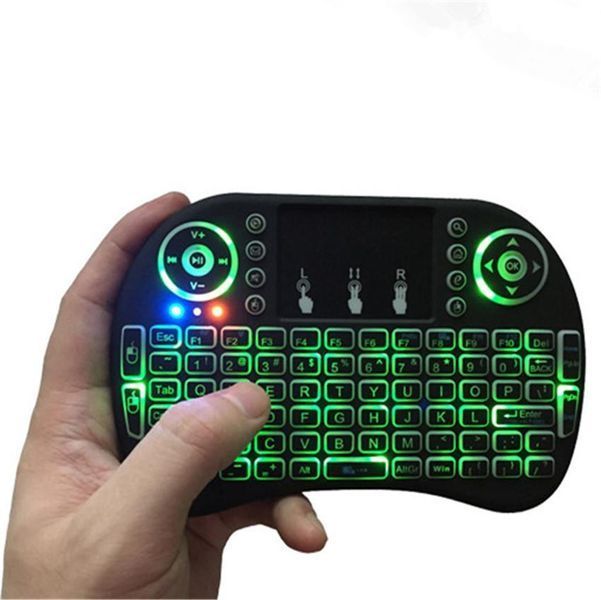 Клавиатура KEYBOARD wireless MWK08/i8 LED touch с подсветкой, светящаяся мини-клавиатура 04467 фото